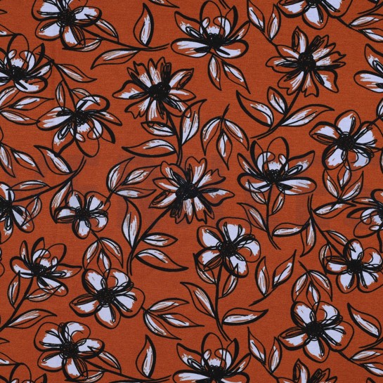 PUNTA DI ROMA FLOWERS CARAMEL #7