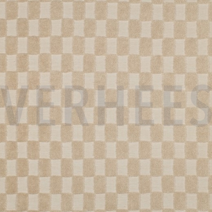 COTTON TOWELLING KNIT CHECKS SAND (hover)