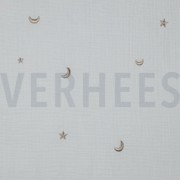 DOUBLE GAUZE EMBROIDERY STARS OFF-WHITE (thumbnail)