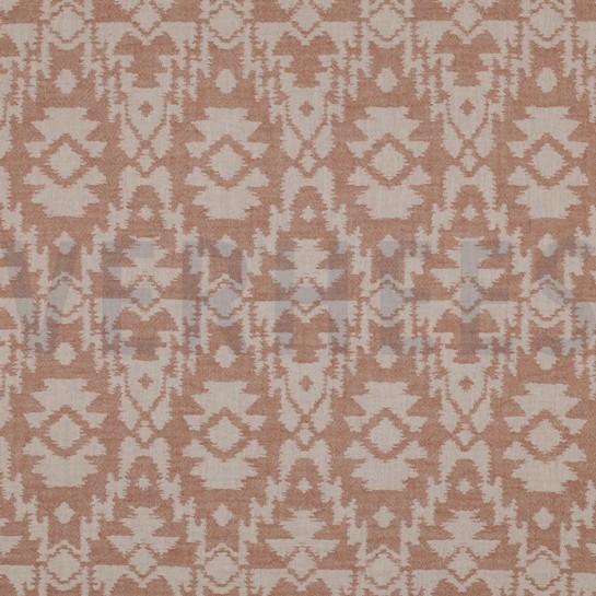 MUSSELIN JACQUARD AZTEC COGNAC #7