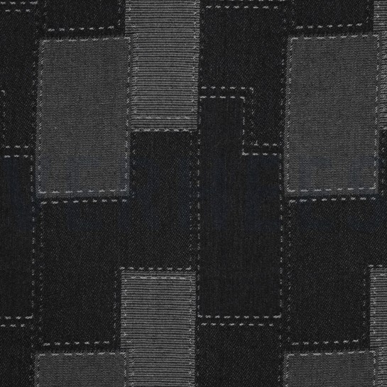 JEANS JACQUARD PATCHWORK SCHWARZ #7