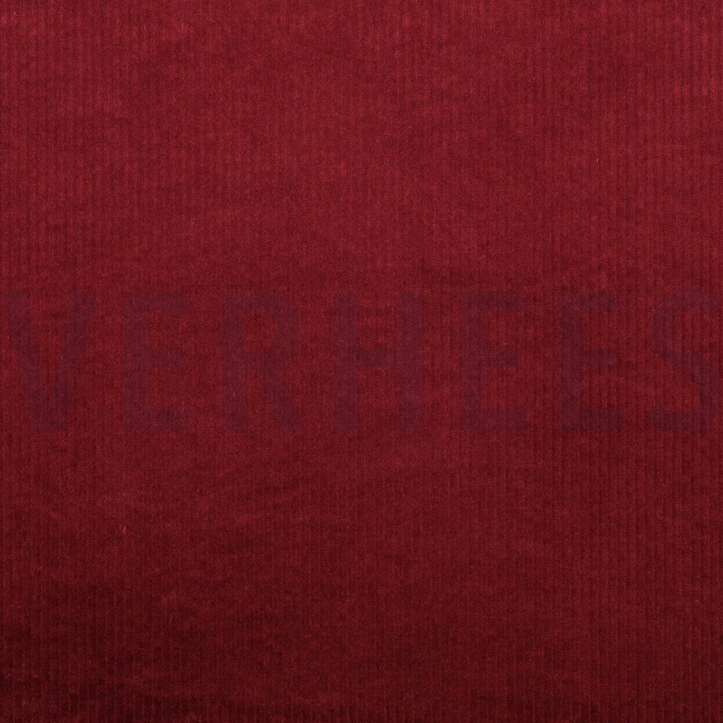 CORDUROY WASHED 6W STRETCH BORDEAUX RED