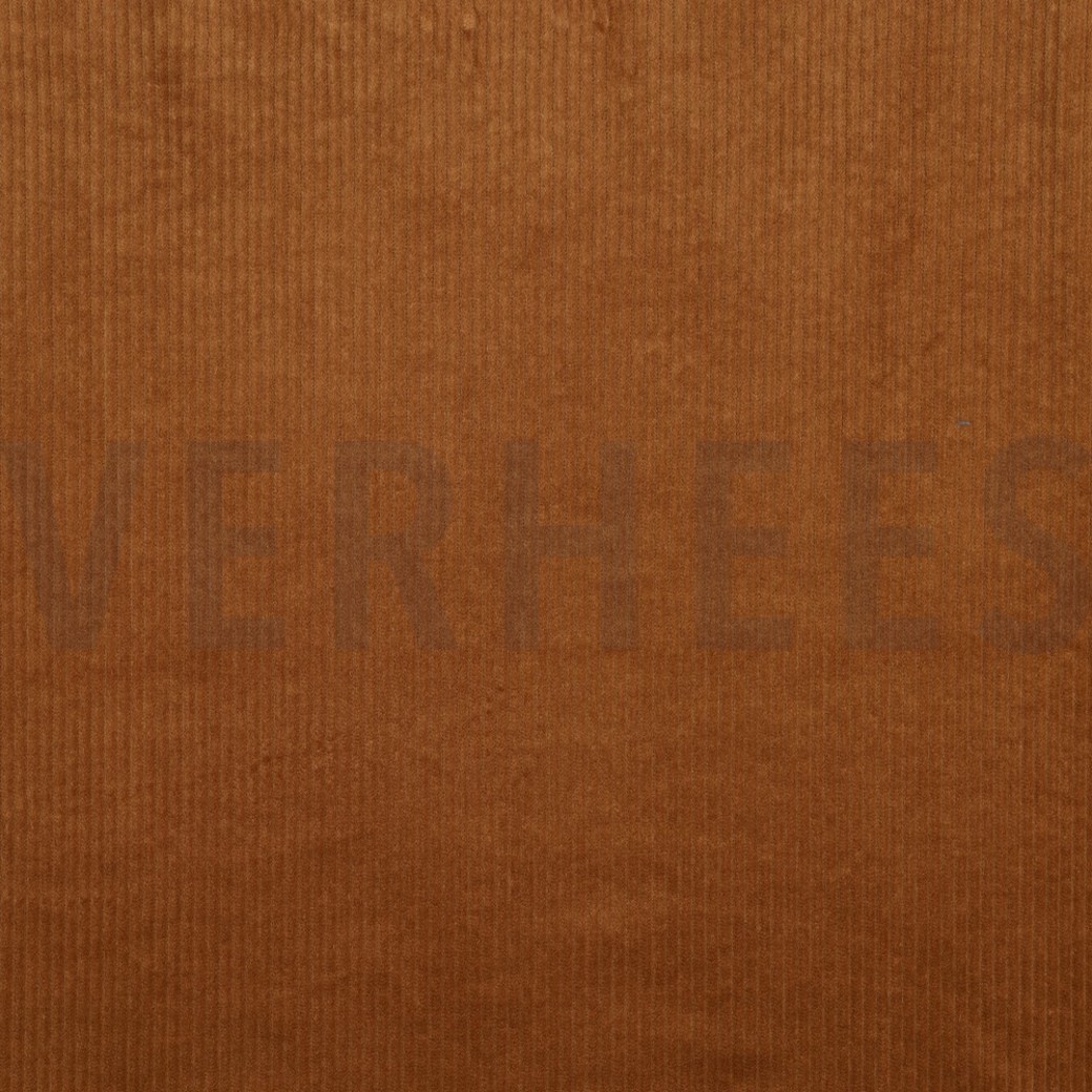 CORDUROY WASHED 6W STRETCH COGNAC