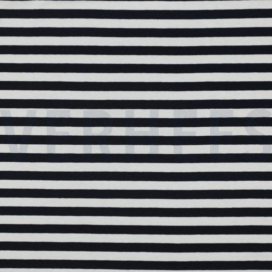 JERSEY GARNGEFÄRBT STREIFEN MARINEBLAU #7