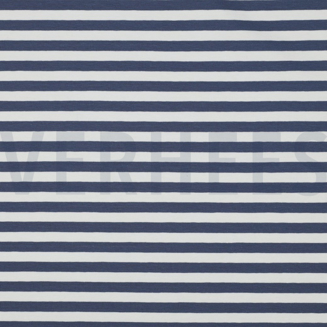 JERSEY YARN DYED STRIPES JEANS
