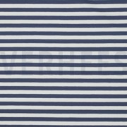 JERSEY YARN DYED STRIPES JEANS (thumbnail)