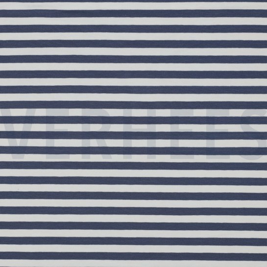 JERSEY TEINT EN FIL RAYURES JEAN BLEU #7