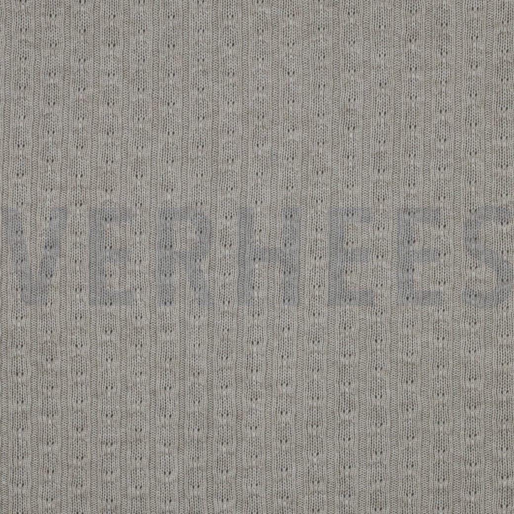 KNITTED CABLE BEIGE