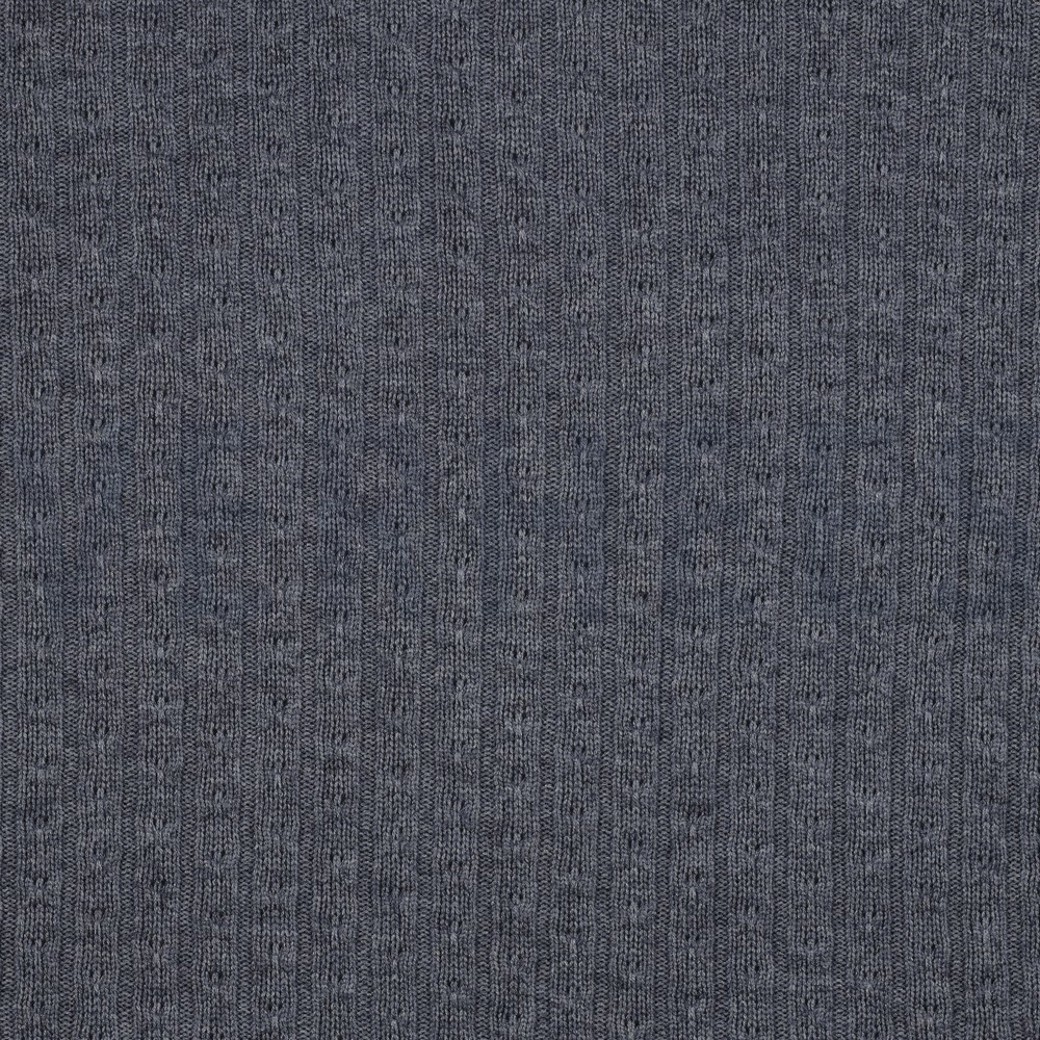 KNITTED CABLE BLUE