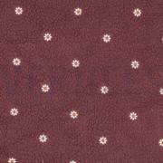 TEDDY EMBROIDERY FLOWERS ROSEWOOD (thumbnail)