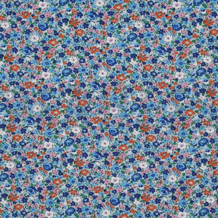 MAGNOLIA STRETCH BLUMEN KÖNIGSBLAU (hover)