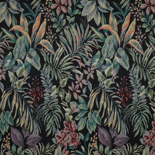 GOBELIN BLUMEN SCHWARZ #7