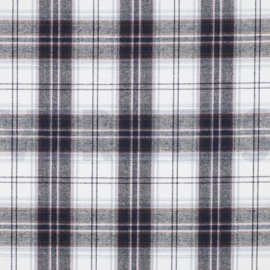 BRUSHED YARN DYED CHECKS NAVY #7