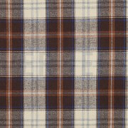 BRUSHED YARN DYED CHECKS BROWN (thumbnail)