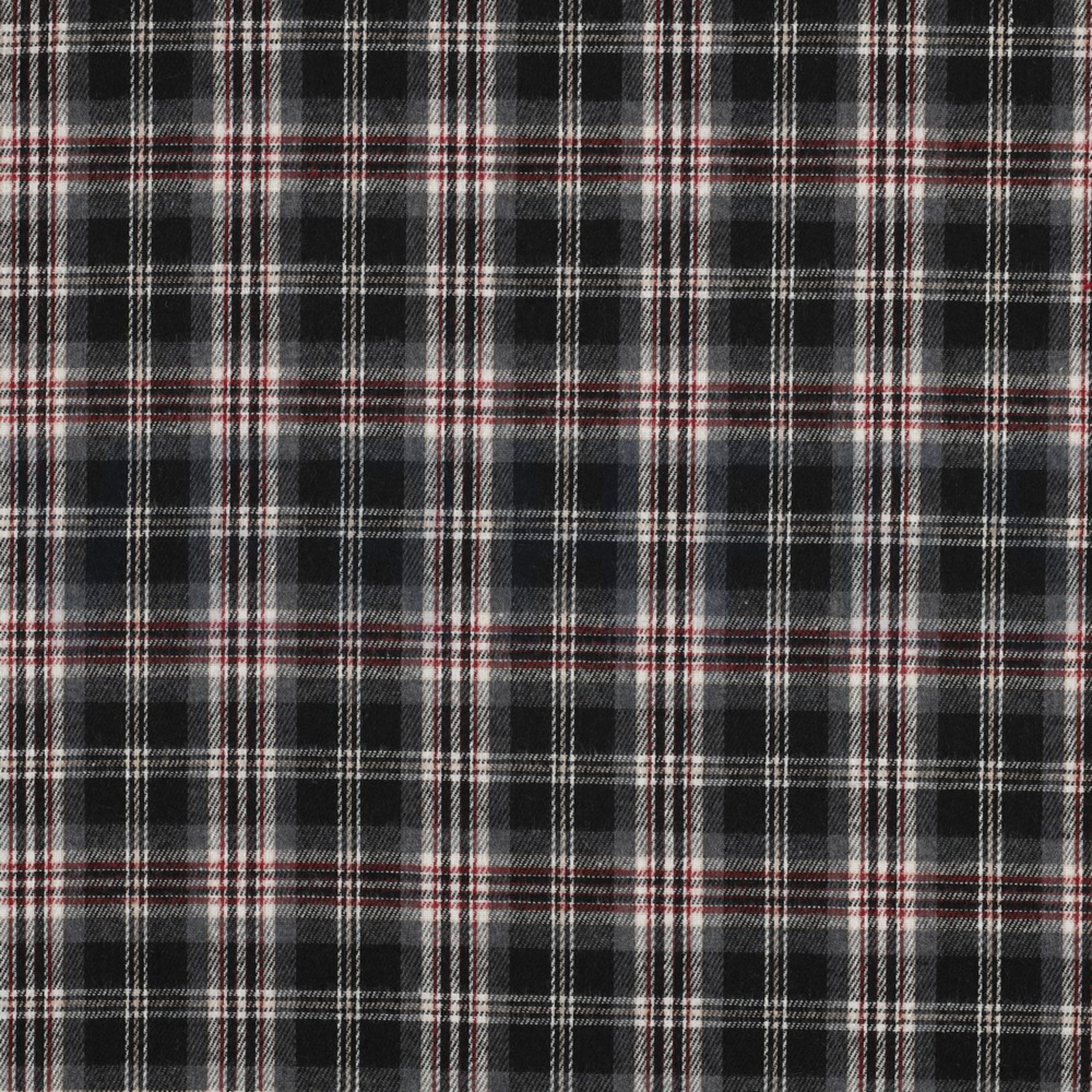 BRUSHED YARN DYED CHECKS BLACK (high resolution)