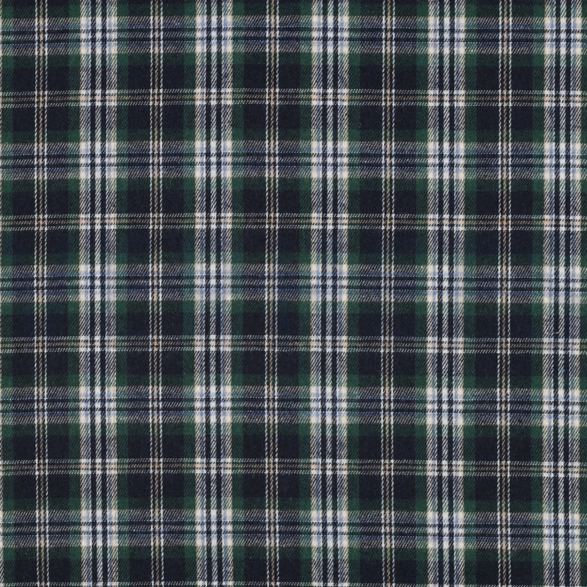 BRUSHED YARN DYED CHECKS NAVY (high resolution)