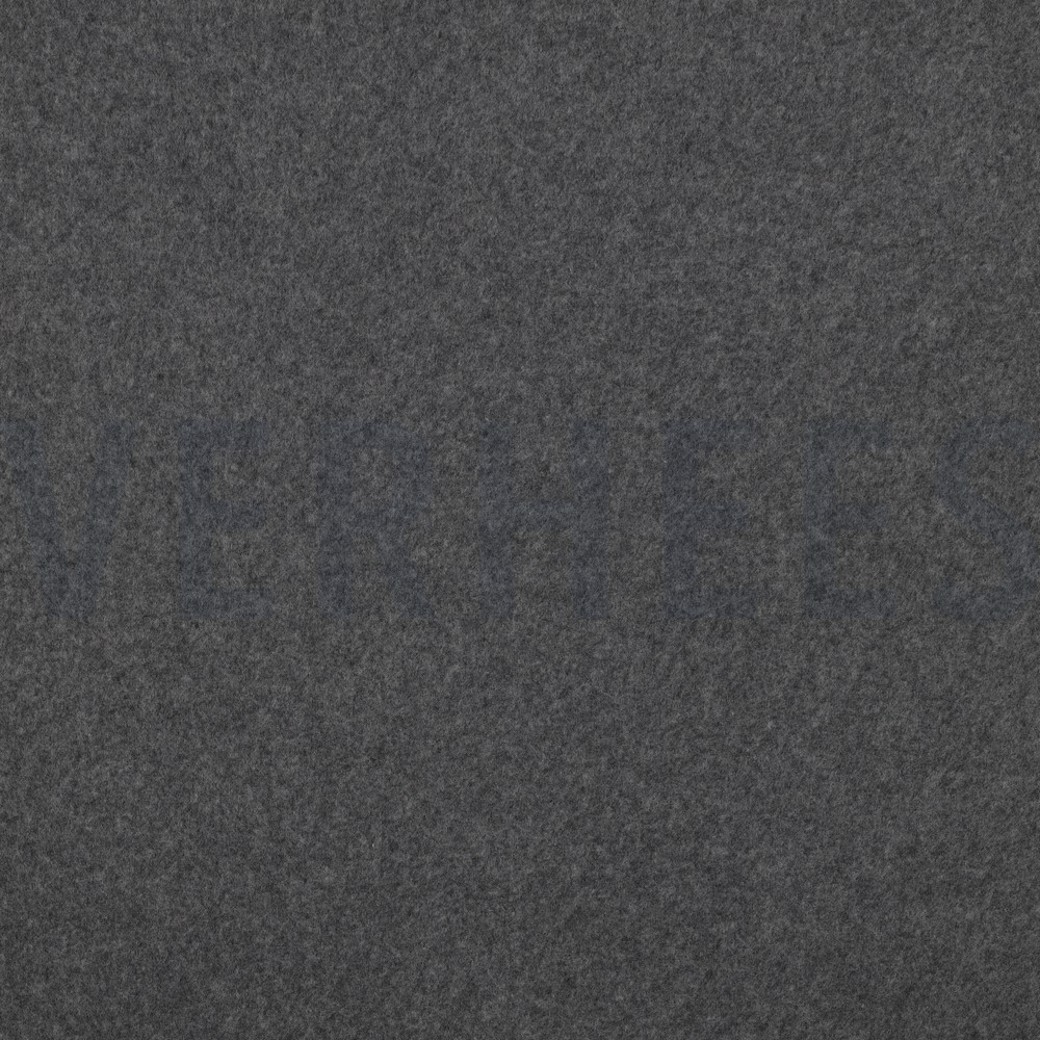 COTTON FLEECE GOTS DARK GREY MELANGE