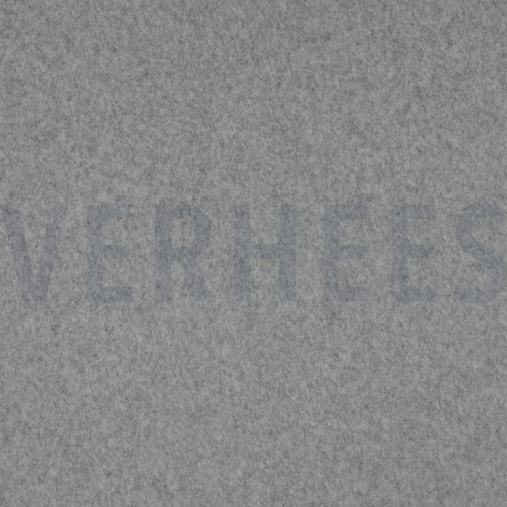 COTTON FLEECE GOTS LIGHT GREY MELANGE