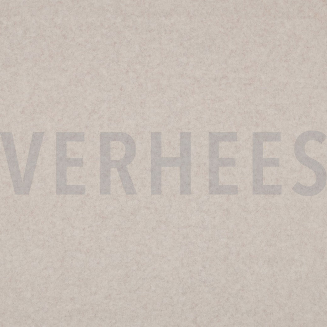 COTTON FLEECE GOTS BEIGE MELANGE