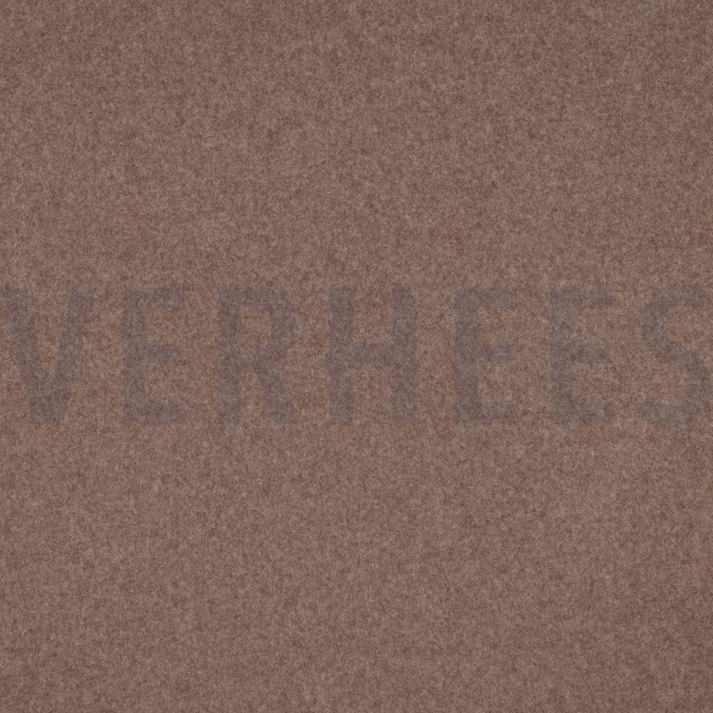 COTTON FLEECE GOTS MOCHA MELANGE
