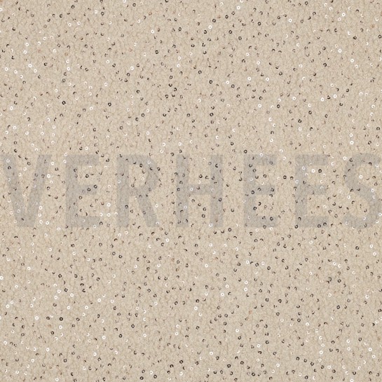 TEDDYSTOFF PAILLETTEN ECRU #7