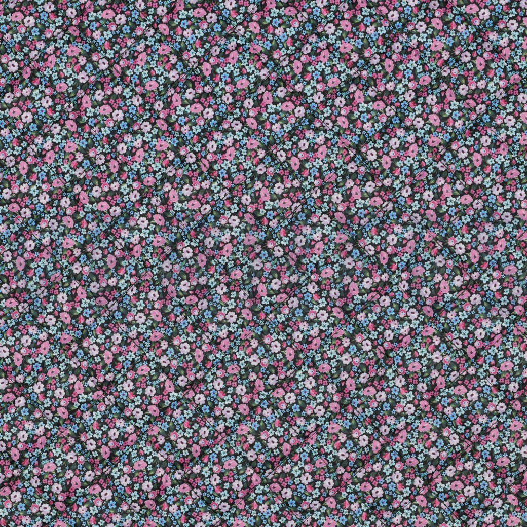 STEPPED DIGITAL FLOWERS FUCHSIA