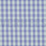 COTTON YARN DYED CHECKS LAVENDER / LIGHT GREEN (thumbnail)