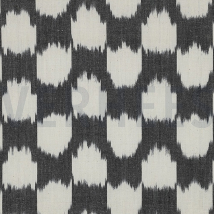 BAUMWOLLE IKAT GRAU (hover)