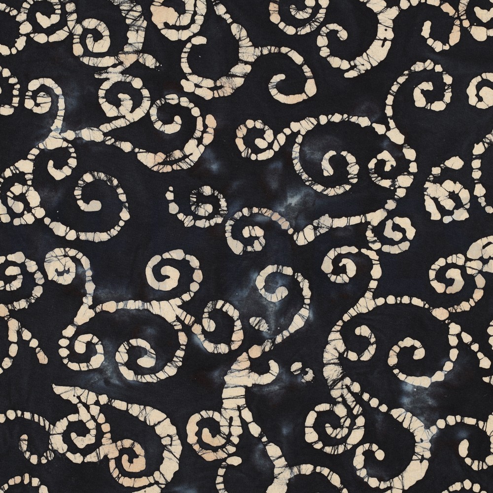 UNIQUE CRAFTED BATIK COTTON BLACK (hover)