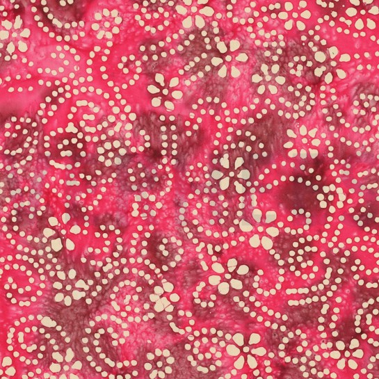 HANDCRAFTED BATIK COTTON CERISE #7