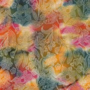 UNIQUE CRAFTED BATIK VISCOSE DARK EMERALD (thumbnail)