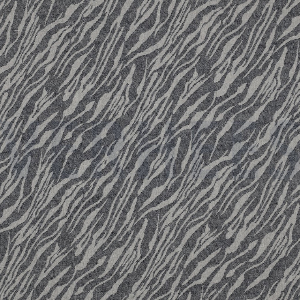 DOUBLE GAUZE JACQUARD ANIMAL NAVY