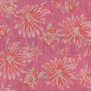 JACQUARD FLOWERS PINK / ORANGE (thumbnail)