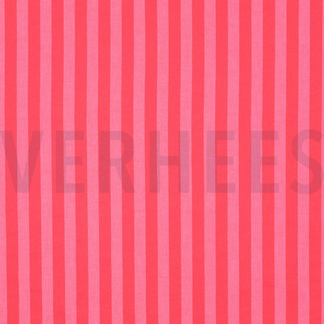 COTTON YARN DYED STRIPES PINK