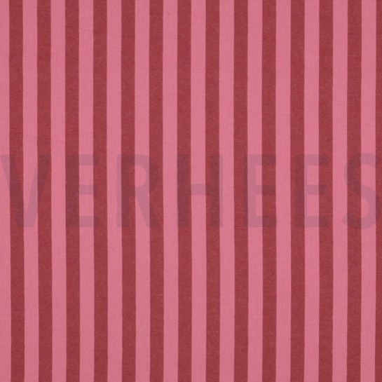 COTTON YARN DYED STRIPES MAUVE #7