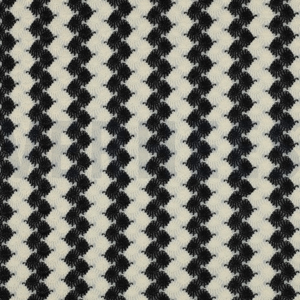 KNITTED CROCHET BLACK WHITE (hover)