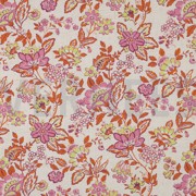 LINEN VISCOSE  DIGITAL FLOWERS ECRU (thumbnail)