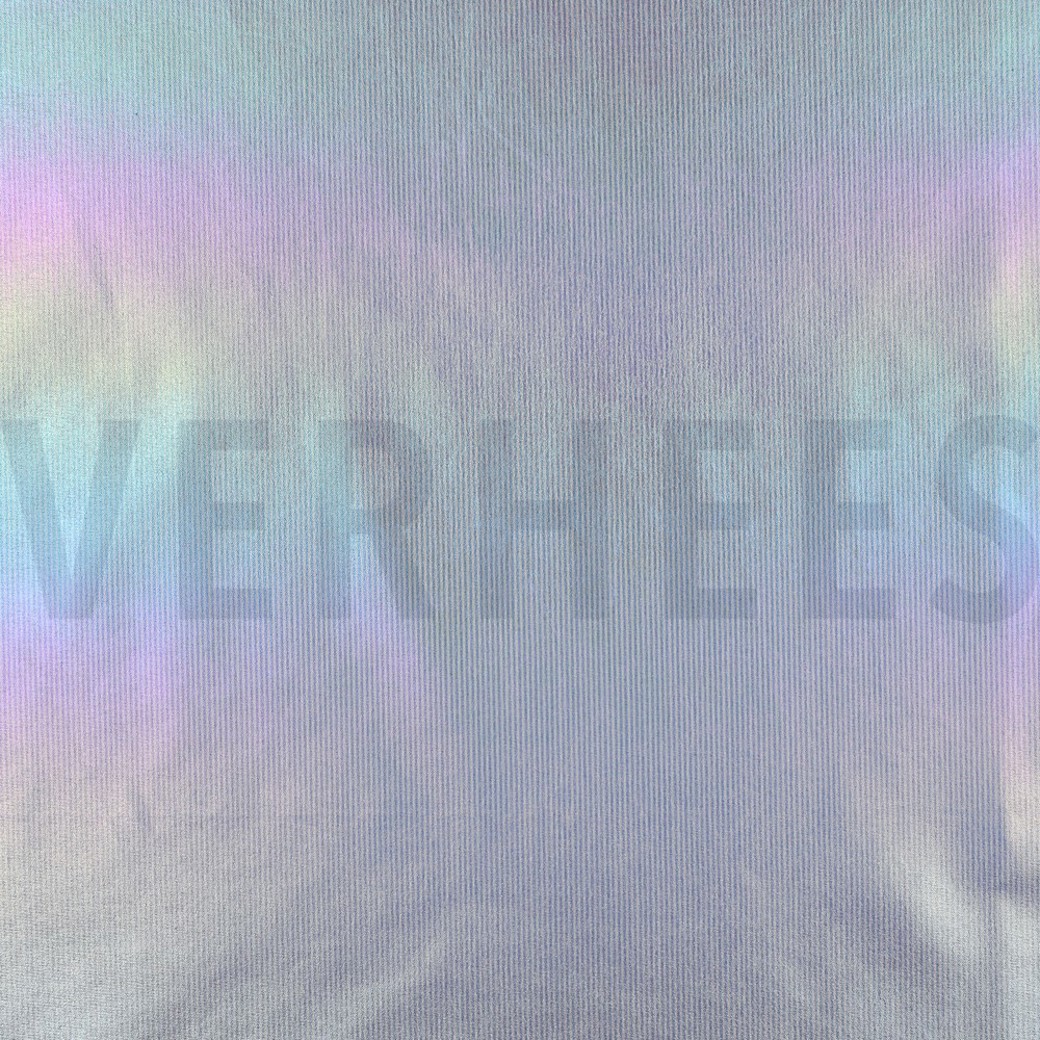 COTTON STRIPES RAINBOW FOIL LIGHT BLUE