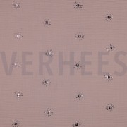 DOUBLE GAUZE FOIL SUNNY SOFT ROSE (thumbnail)