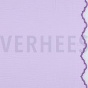 DOUBLE GAUZE 2-SIDE SCALLOP LILAC (thumbnail)
