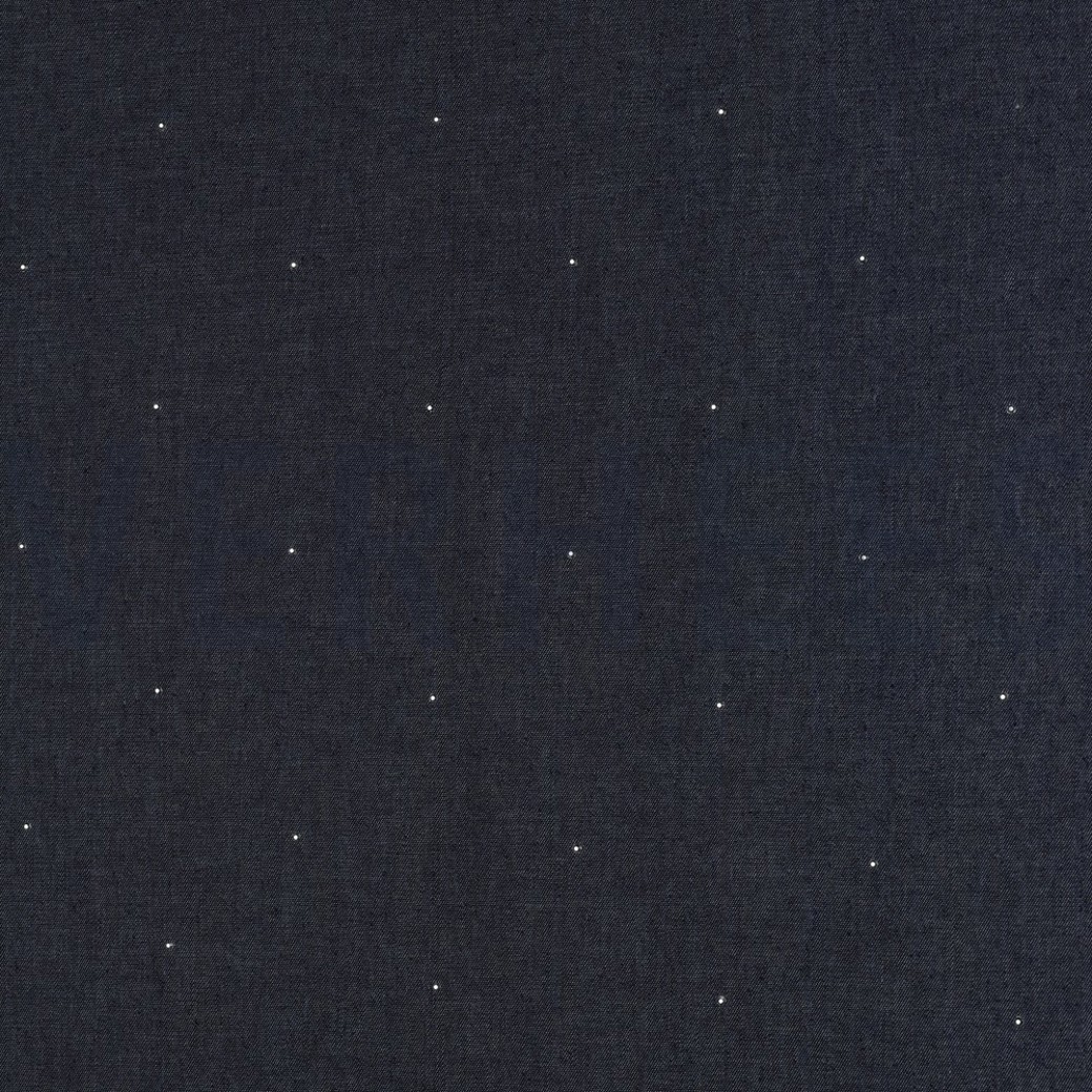DENIM STUDS DARK BLUE