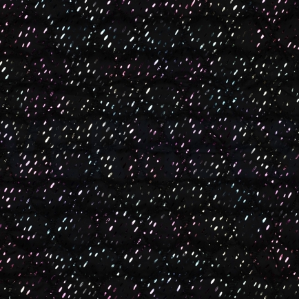 GEWATTEERD FOLIE PAILLETES ZWART (hover)