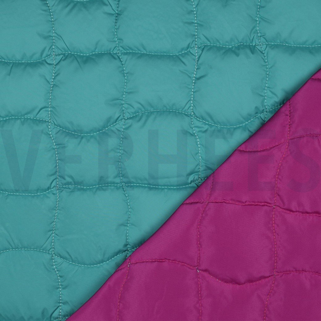 STEPPED GRAPHIC SQUARE CYAN / CERISE