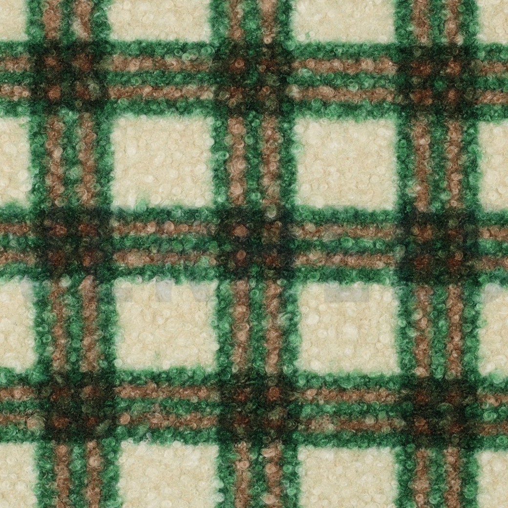 BOUCLE CHECKS GREEN