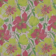 JACQUARD FLOWERS PINK / YELLOW (thumbnail)