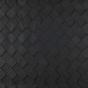 FAUX LEATHER WOVEN BLACK (thumbnail)
