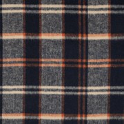 BRUSHED YARN DYED CHECKS NAVY (thumbnail)