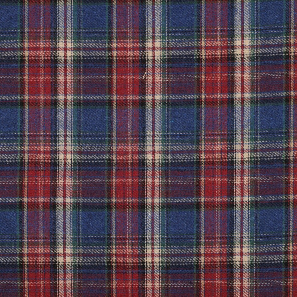 BRUSHED YARN DYED CHECKS BORDEAUX