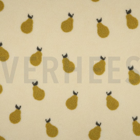 TEDDY JACQUARD PEARS OLD LIME #7