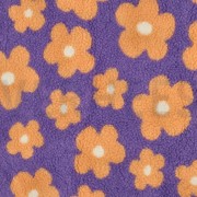TEDDY JACQUARD FLOWERS LILAC / APRICOT (thumbnail)